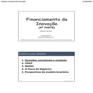 Financiamento da Inovação
