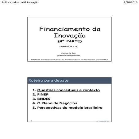 Financiamento da Inovação