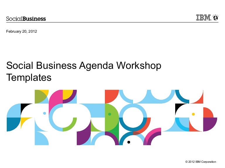ibm social business agenda template ibm social business agenda template, Presentation templates