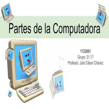 Partes de la computadora
