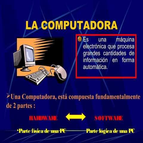 Partes de la computadora