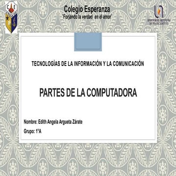 Partes de la computadora