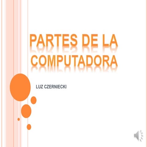 Partes de la computadora