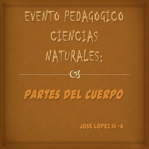 Partes del cuerpo