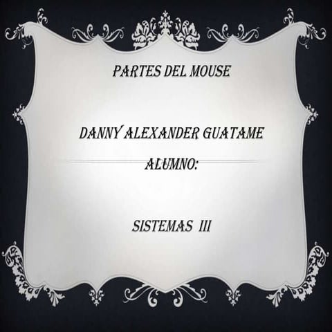 Partes del mouse