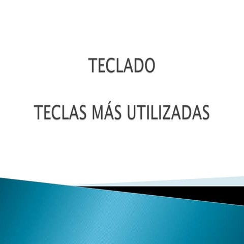 Partes del teclado