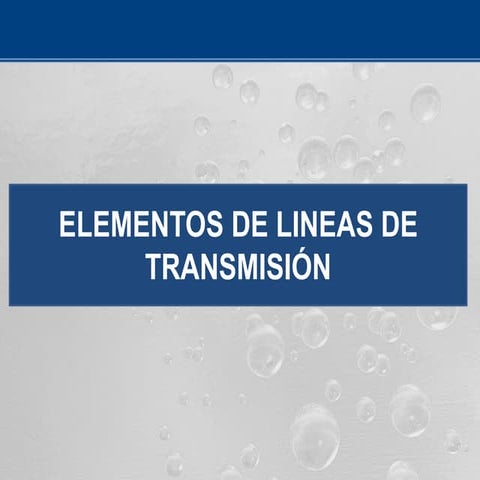 partes de una linea de transmicion en enercia electrica