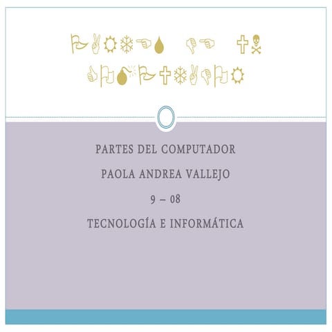 Partes de un computador