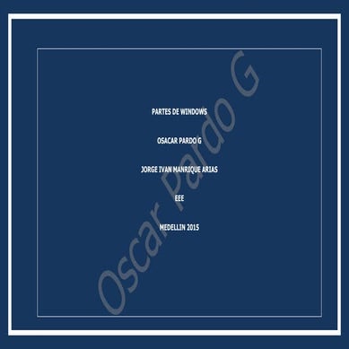 Partes de windows