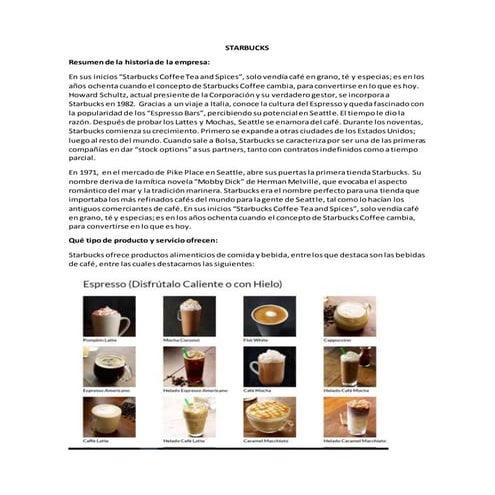  investigacion de operaciones sobre starbuks