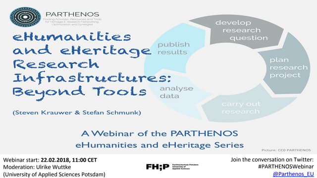 Parthenos Webinar e-Humanties and e-Heritage Research Infrastructures: Beyond...