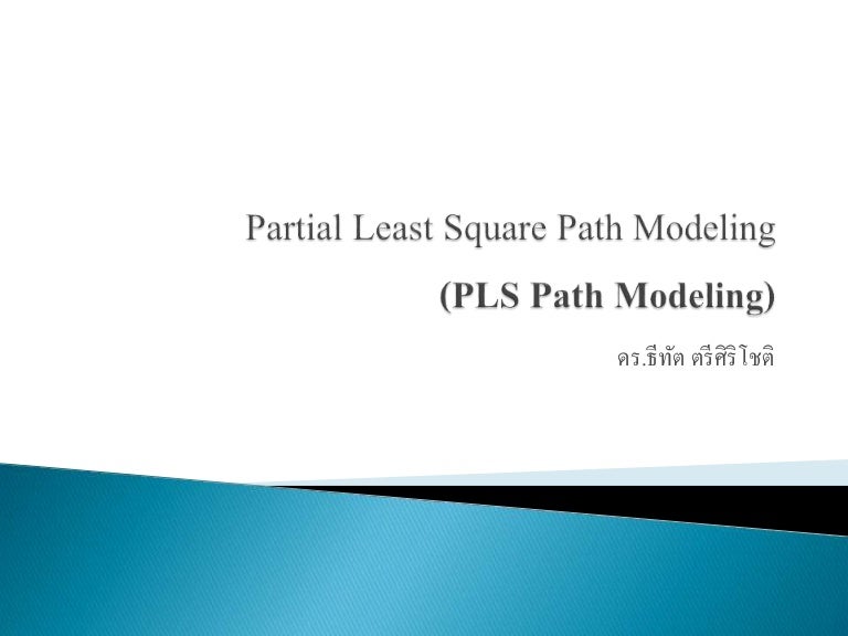 Path modeling. Path modeling