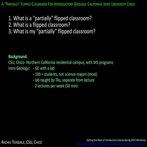 partially flipped classroom