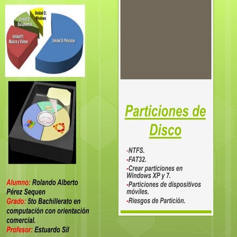 Particiones de disco | PPTX