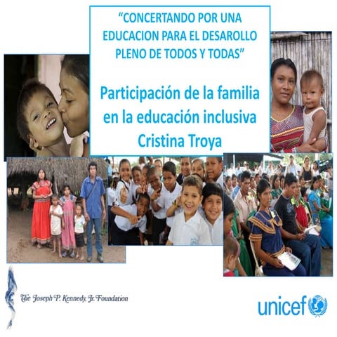 Participación de la familia en la educación inclusiva | PPTX