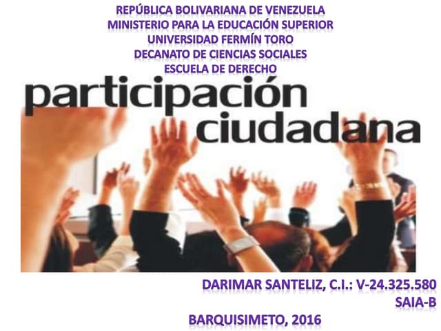 Participacion Ciudadana y Gestion P...