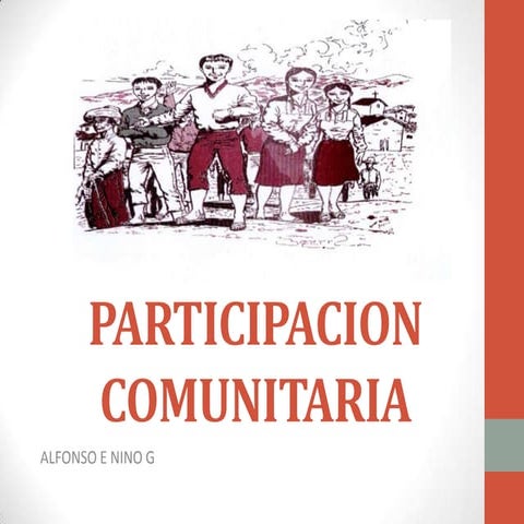 Participacion comunitaria