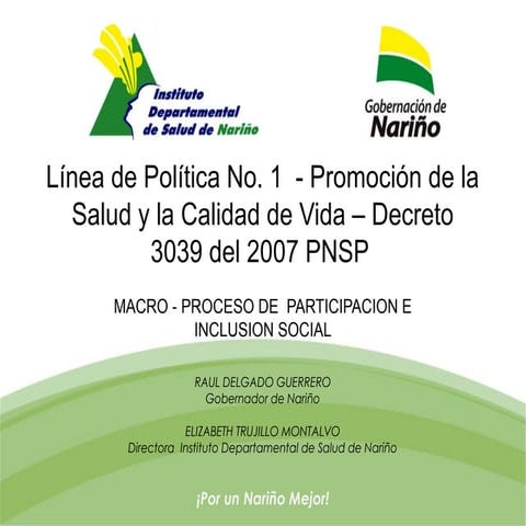 Participacion e inclusión social