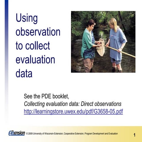 Introduction to Participant Observation as a Data Collection Method in Progra...
