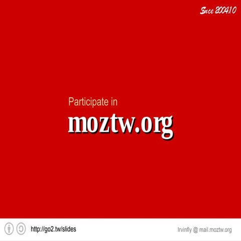 Participate In Moztw