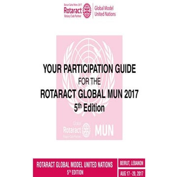 Participation guide   rotaract mun 2017
