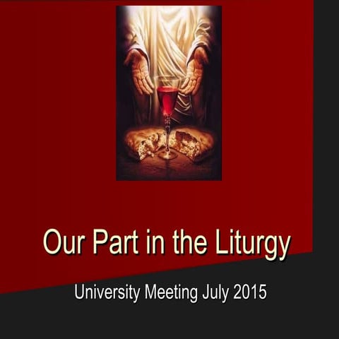 Participation in the liturgy | PPT