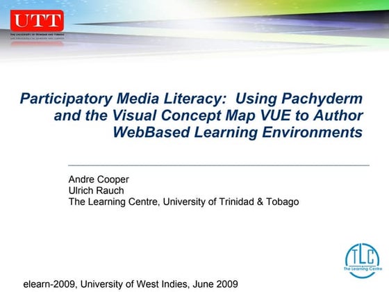 Participatory Media Literacy Uwi2009