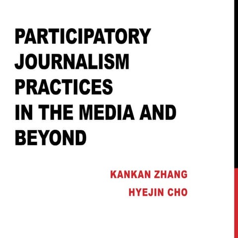 Participatory journalism