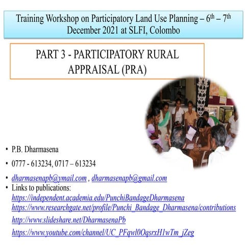 Participatory land use planning   3