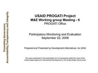 Participatory Monitoring- WG6.ppt