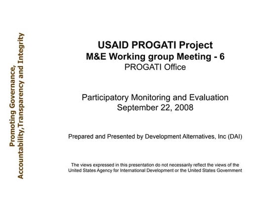 Participatory Monitoring- WG6.ppt