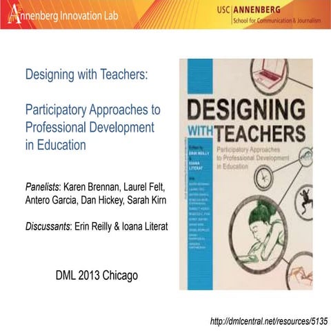 Designing with Teachers: Participatory Approaches to Professional Development...