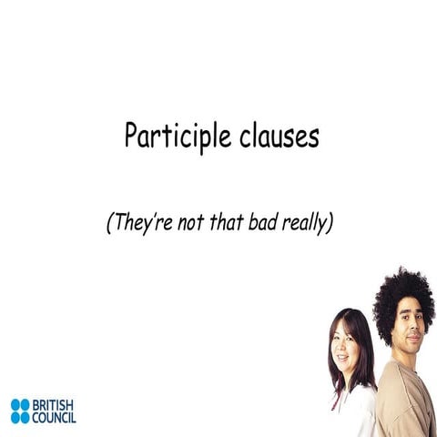 Participle clauses