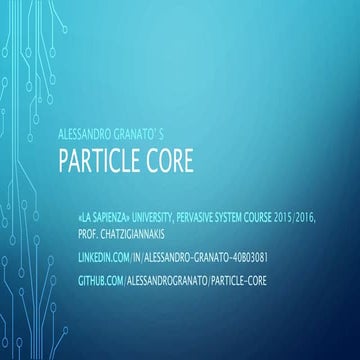 Particle Core 