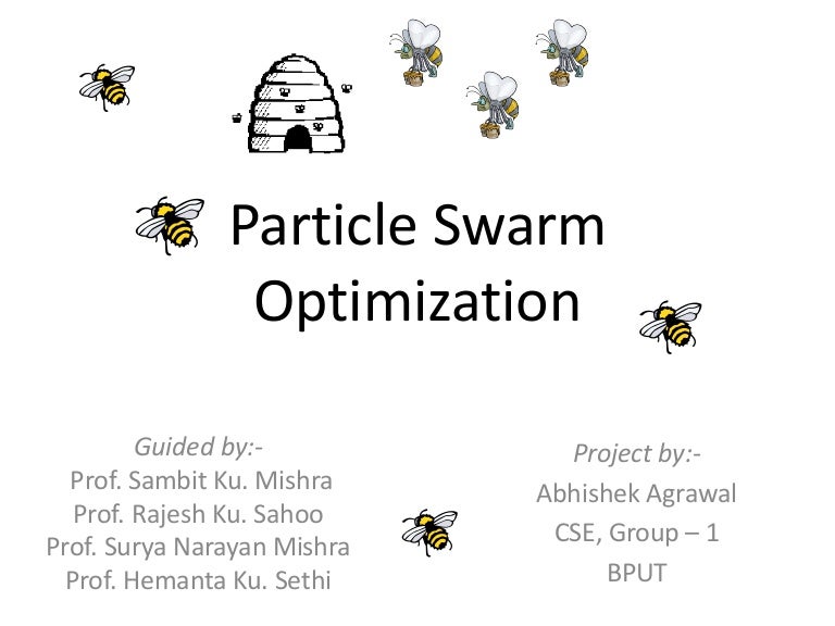 Particle swarm optimization