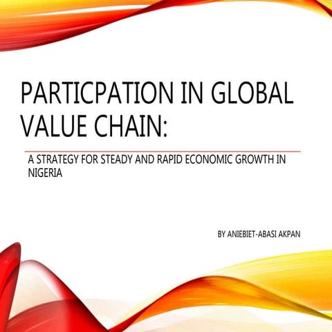 Global Value Chain Development and Structural Transformation in Nigeria ...
