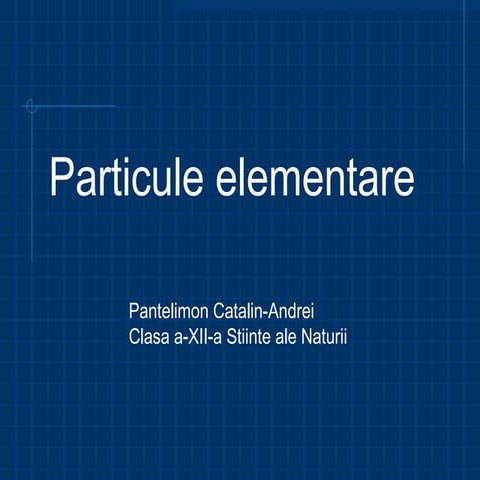 Particule elementare | PPTX