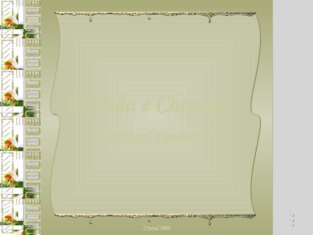 Partida E Chegada  Richard Simonetti