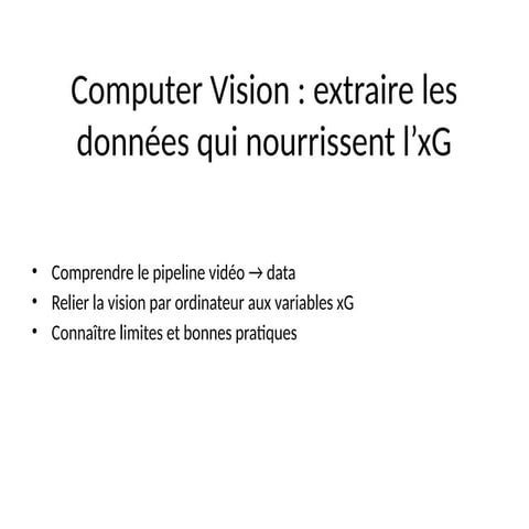 Partie3 Using ComputerVision xG Calculation | PPTX