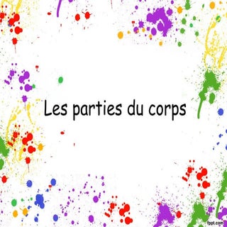 Les parties du corps