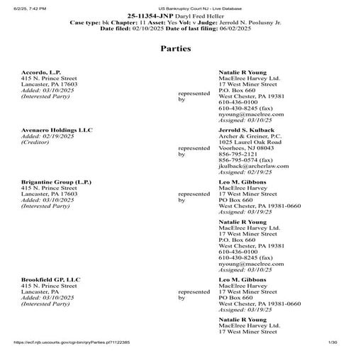 Parties in the Heller Bankruptcy Case.pdf
