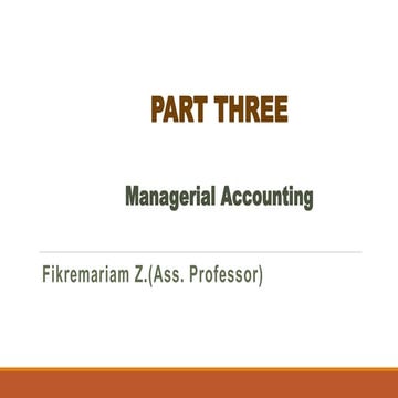 Part Iii Managerial Accounting Pptx