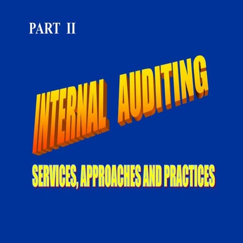 PART II  INTERNAL AUDITING in local government.ppt
