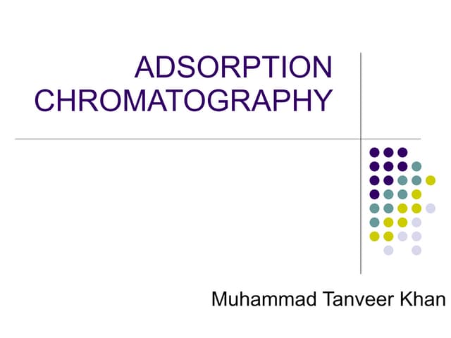 Partition chromatography 3