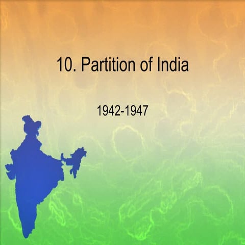 Partition Of India