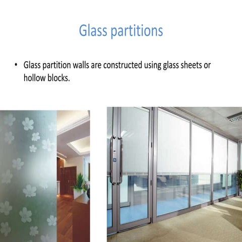 Partitions