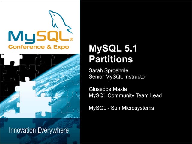 MySQL partitions tutorial