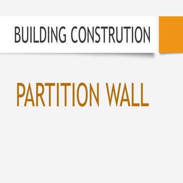 Partition wall