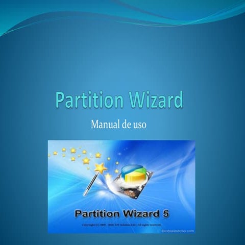 Manual del Partition wizard | PPTX