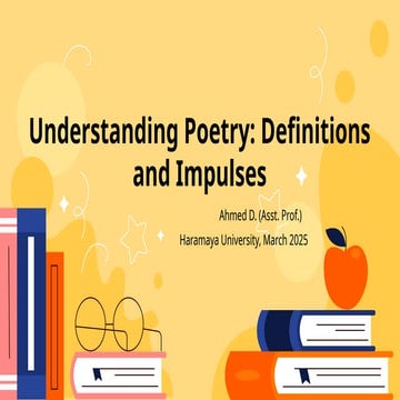 PART I Unit 2 Understanding Poetry_ Definitions and Impulses.pptx